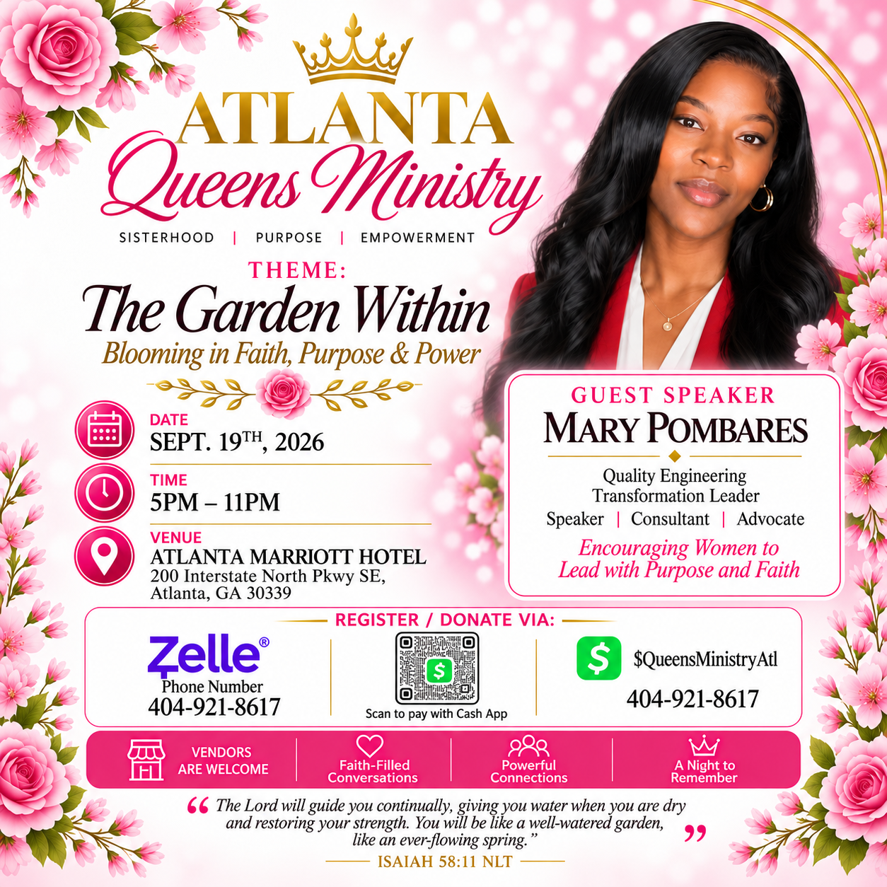 Atlanta Queens Ministry — Guest Speaker
